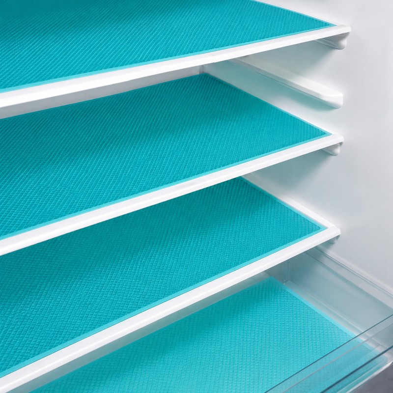 EVA Refrigerator Shelf Liners 29 × 44 cm, Washable Waterproof