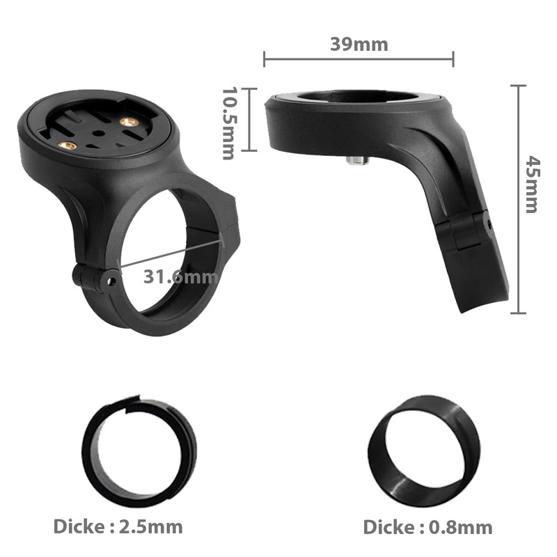 IUSOT Secure hold for rear lights, suitable for Garmin Varia-Radar,