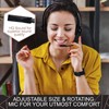 Sonitum Headset with Microphone - Noise Canceling Computer Headset for