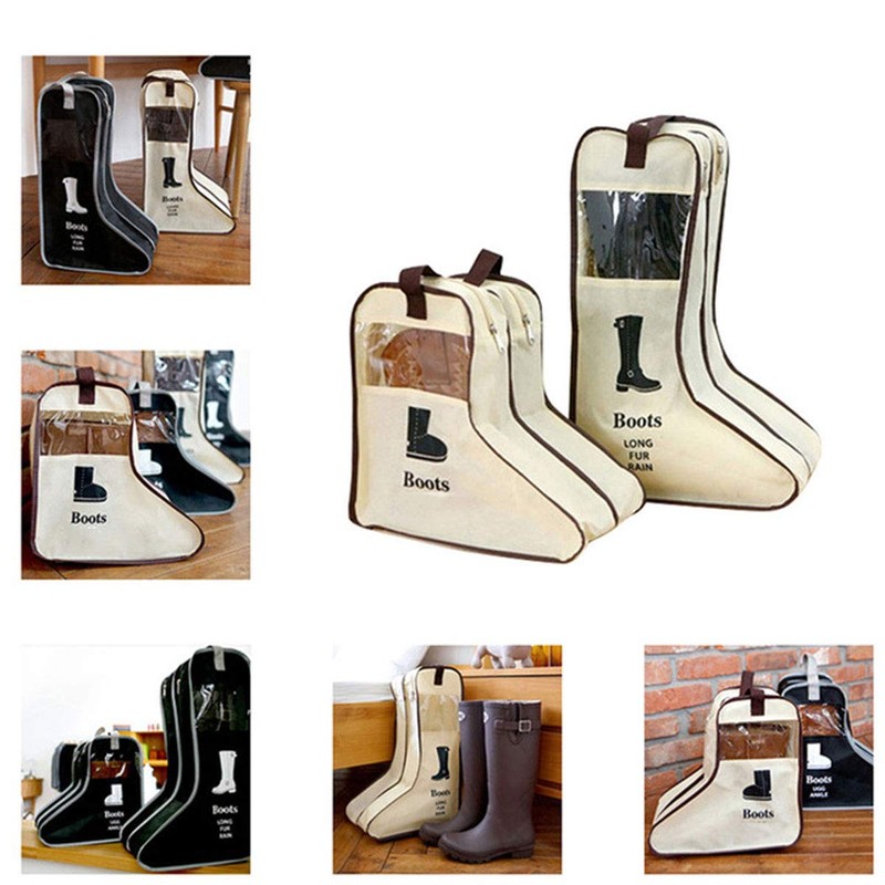 Portable Tall Boots Storage Bags|2 Packs Dust-proof Tall Boot Carry