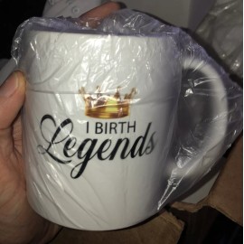 I Birth Legends Mug Brand New