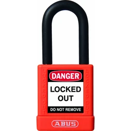ABUS 59113 Non Conductive Lock Out Tag Out Anodized Aluminium Padlock - Orange