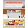 VEVOR VEVOR 6-Pan Commercial Food Warmer, 24QT Electric Steam Table,