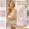 Lonchera Térmica para Mujer 11.8L, Bolsa del Almuerzo Doble Capa
