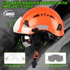 GREEN DEVIL GREEN DEVIL Safety Hard Hat with Tinted &