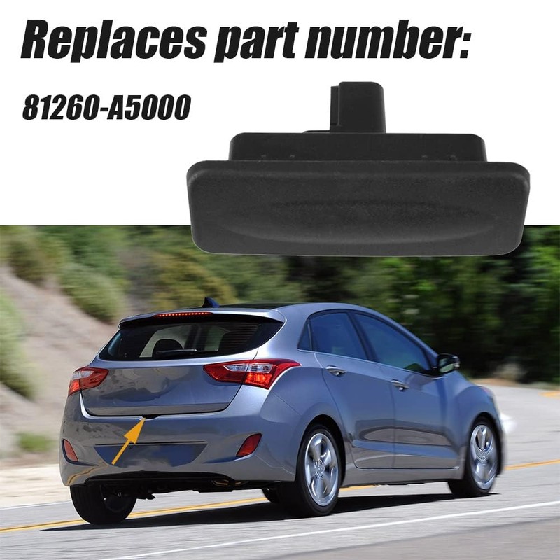 Narcilors 81260-A5000 Trunk Tailgate Handle Release Switch Replacement for Hyundai
