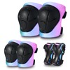 JeeFree Skateboard Pads Kids/Youth/Adult Shield Elbow Pads and Wrist Guards
