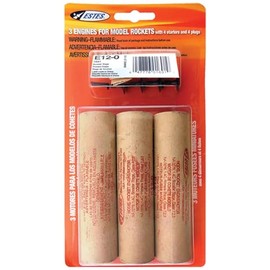 Estes E12-0 (3-Ea) Rocket E Engine