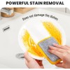 Washing up Sponge, Double-Sided Kitchen and Bathroom Cleaning Pad, Non-Scratch