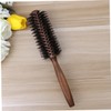Baluue Boar Bristle Curling Comb Round Brush for Blow Dry