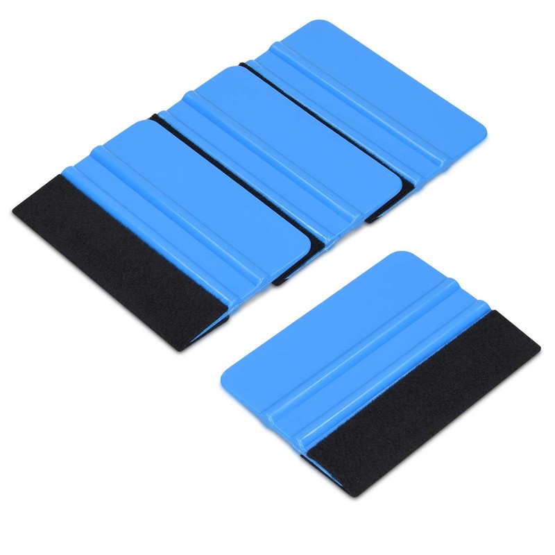 kwmobile Film Squeegee Set with Felt Edge – 4 x