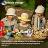 Outdoor Compass with Adjustable Declination, Magnifier, Ruler, Scale, Multifunctional Kids