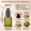 3Pcs 0.5oz/15ml Glass Lotion Pump Bottles Travel Size