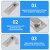 Wjelet 2 Pcs Flush Door Handles, Concealed Embedded Flush Sliding