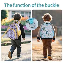 Alroeehi Boys and Girls Kids Backpack 12 Inch Preschool Toddler Backpack for 2-4 Years Old Toddler Daycare School and Travel (Yellow and white)