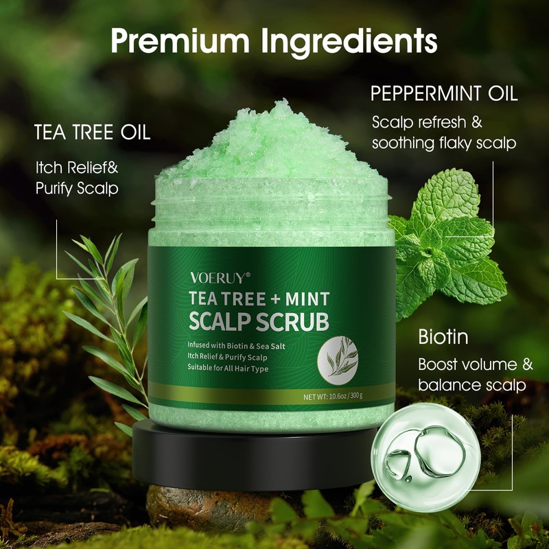 Tea Tree 2-in-1 Scalp Exfoliator Shampoo