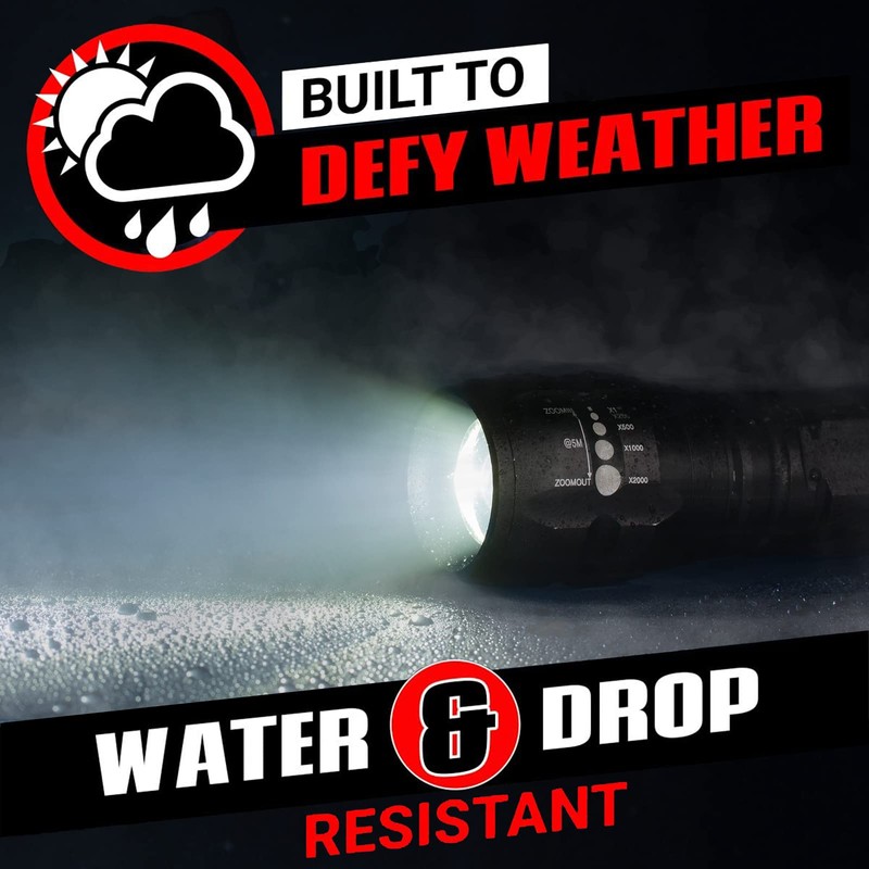 GearLight LED Flashlights - Mini Camping Flashlights with High Lumens,