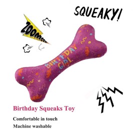 Dog Birthday Party hat Large Bandana Triangle Scarf Dogs Birthdays Hat Happy Bone Toy Dog Partys Set Pet Happy Party Suppliers Accessories and Pet Decorations (Pink)