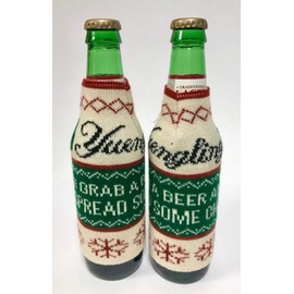 Yuengling Lager Ugly Christmas Sweater Bottle Cooler | Grab a Beer and Spread Some Cheer | Pack of Three (3)