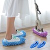 Detachable Foot Mop Refill Cleaning Slippers Blue 1pc 6ea