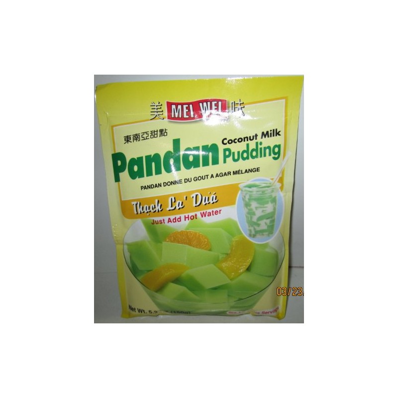 Pandan Coconut Milk Pudding