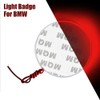 Riloer Car Light Badge Sticker, 82mm LED Badge Emblem Lamp