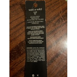 Wet n Wild Breakup Proof Retractable Gel Waterproof Eyeliner | Black | Quick Dry
