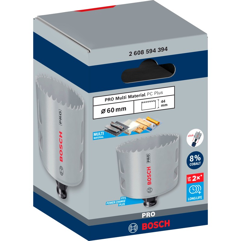 Bosch 1 x PRO Multi Material Power Change Plus Hole