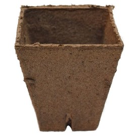 Viridis Hortus - 25 x Jiffy Biodegradable Pots 9cm x 9cm Square With Slits
