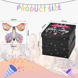 Butterfly Gift Box, Confetti Gift Box, Surprise Gift Box, Explosion Gift, Birthday Gift, Anniversary, Valentine's Day, Christmas Party
