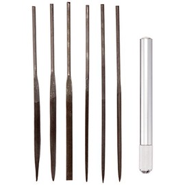 6 PC. PRECISION NEEDLE FILE SET