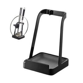 Bieiyhe Pot Lid and Cooking Spoon Stand, Pot Lid Holder Kitchen, Spoon Holder - Holder for Cooking Spoon Rest for Cookware, Spoon Holder, Lid Stand, Cooking Spoon Stand for Multifunctional Shelf
