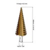 QWORK® HSS M35 Cobalt Step Drill 4-32 mm, Robust Taper