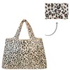 allydrew Large Foldable Tote Nylon Reusable Grocery Bag, Wild Cat