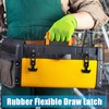 Mudder Flexible Rubber Draw Latch T Handle Hasp Rubber Draw