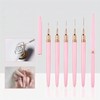 HIGHROCK 5PCS Nail Art Liner Brushes, Elongated Lines Nail Painting