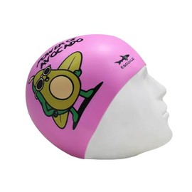 escualo Gorra para Natacion Mujer Adulto Modelo Avocado Rosa (Silicon) Impermeable, Unitalla