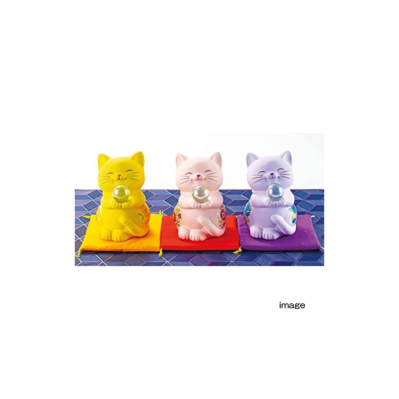 Sunart SAN4021-3 Happy Cat Money Box Height 4.9 inches (12.5