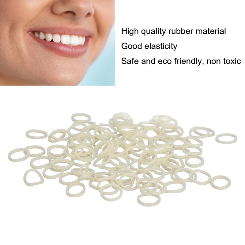 5000pcs 5/16 Inch 5.0oz Orthodontic Elastics Professional Portable Dental Rubber