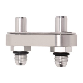 Transmission Cooler Line Adapter Plate with 6AN Fitting 551121 6AN for 6L80E 6L90E 8L90E 6 8 Speed Automatic Trans