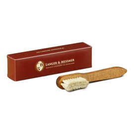 Langer & Messmer Shoe Frame Frame 100% Horsehair Brush – Shoe Cleaning Brush - beige -