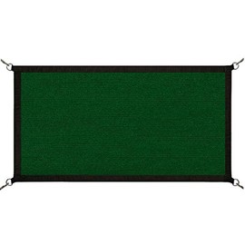 World Class Equine Solid Nylon Stall Guard 21 inch x 39 inch, Hunter Green