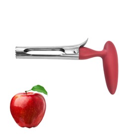 Apple Corer, Stainless Steel, Sturdy Practical Apple Cutter, Apple Core Cutter for Kitchen Pitter Corer, Corer, Apple, Fruit Corer, Apple Seeds, Hollowing Tool, Fruit Corer (Pink)