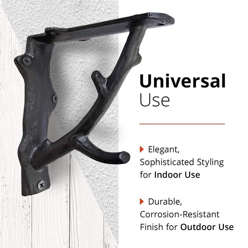 NACH Decorative Shelf Brackets, 4 Pack of 5.5 x 1.8