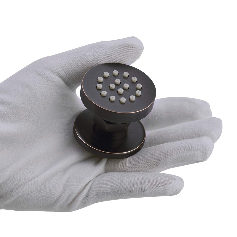 Solid Brass Body Spray Shower Jet - Round Massage Side