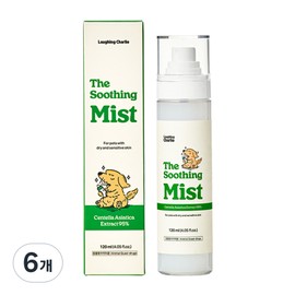 Laughing Charlie The Soothing Mist Dog Hygiene Product, 6 Pieces / 래핑찰리 더 수딩 미스트 강아지 위생용품, 6개
