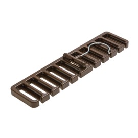 Riblind Tie Hanger Belt Hanger Stylish 10 Piece Storage (Brown)