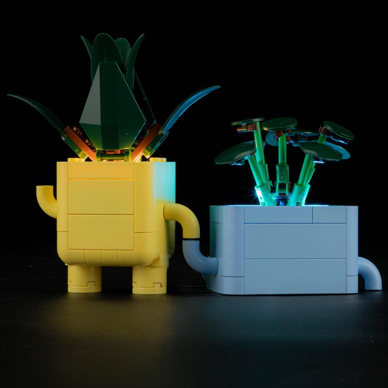 YEABRICKS LED Light for 10349 Botanical Happy Plants Building Blocks