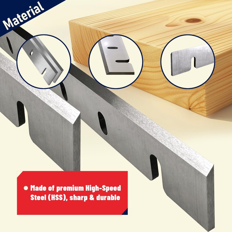 12-1/2-Inch Planer Blades Knives for DeWalt DW733 Planer DW7332 Replacement