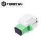 fyboptwu - 5pcs Fiber Optic Coupler SC Keystone Jack Coupler